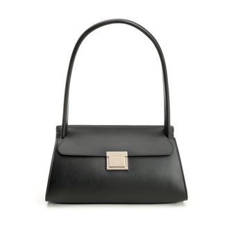 Ami Small Mimi Leather Bag - female - Ami Paris - Shoulder Bags - Black - ONE SIZE - Bags