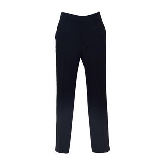 N&deg;21 Tailored Black Trousers with Mid-Rise Elastic Waistband