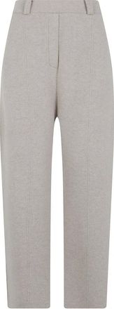 Lisa Yang Wrenda Broek - Dames - Broeken - Beige - Maat: M Zijde