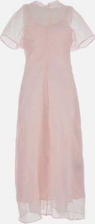 Federica Tosi Abito In Organza Di Seta Con Sottoveste