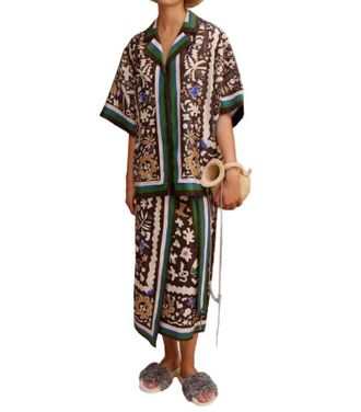Alemais Maroc Relaxed Shirt In Multi