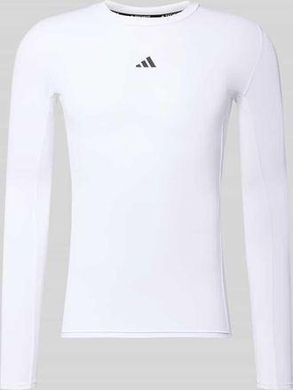 adidas Longsleeve mit Label-Print in Weiss, Gr&ouml;&szlig;e XXL