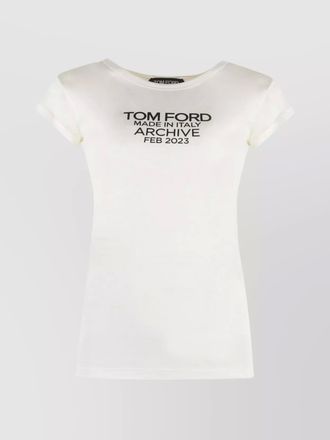 Tom Ford silk printed t-shirt