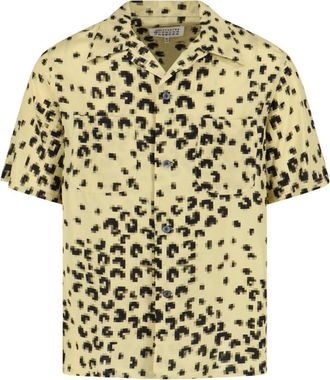 Maison Margiela Camicia Pixel Leopard