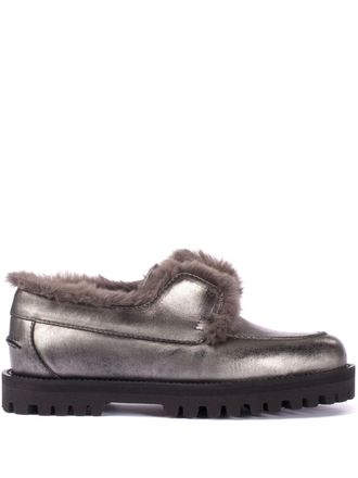 Le Silla Yacht loafers met lammy afwerking - Grijs