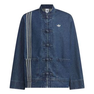 adidas CTT Oversized Track 3.0 Jacket Asia Sizing Medium Blue Denim JZ9928
