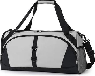 Generic Compatible For 55L Travel Duffel Bag Outdoor Buissness Hiking Bags Large Weekend Short Distance Handbag Schoolbag(Grey)