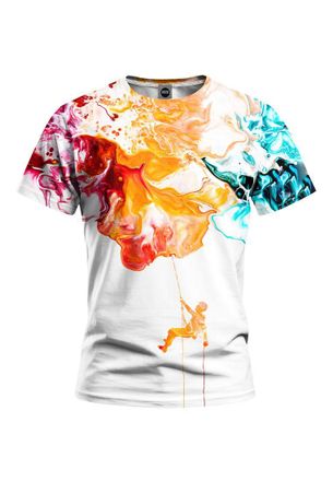 Mr. Gugu & Miss Go Paint Pour Climber T-shirt