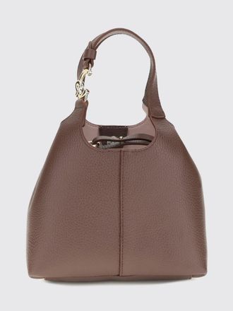 Coccinelle C-Easy Mini Tumbled Leather Handbag with Removable Inner Pouch
