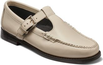 G.H. Bass & Co. Weejuns Mary Jane Moc Toe Loafer in Beige at Nordstrom, Size 8.5