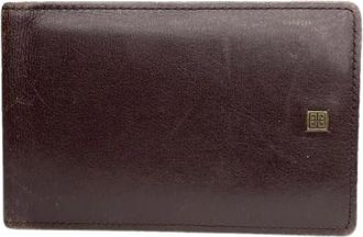 Givenchy Tweedehands leren portemonnees - Dames - Vintage Accessoires - Bruin - ONE Size - Vintage