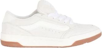 Vans Leren Sneakers met Wafelzool - Heren - Sneakers - Wit - 39 EU - Leer - Schoenen