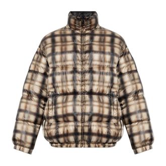 Diesel Light Jackets, male, Brown, Size: 2XL W-Bourbon-Enbm Jacket