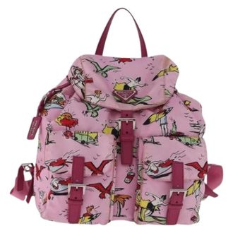 Prada Pre-owned Vintage Backpack - - Pre-owned - Donna - Rosa - ONE SIZE