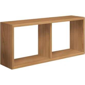 OEM Estante De Pared Rectangular 2 Compartimentos Cubo Moderno Morgana - Beige