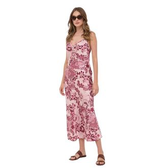 Guess Akilina Jurk - Dames - Casual kleedjes - Roze - XS - Polyester - Kleedjes