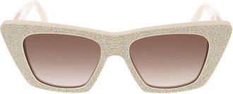 Celine Stijlvolle Brillen - Dames - Zonnebrillen - Beige - ONE Size - Accessoires