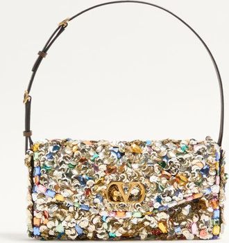 Valentino Garavani Borsa Piccola A Spalla Valentino Garavani DeVain Ricamata Donna MULTICOLOR UNI