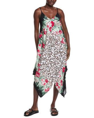 Tommy Bahama Lily Cat Scarf Cover-Up Dress