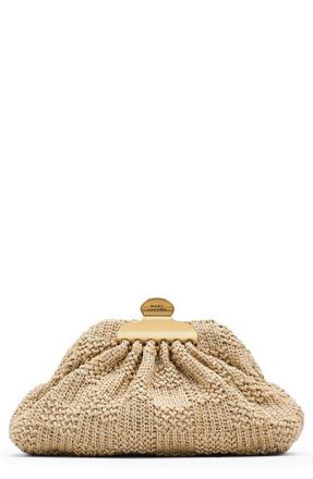 Marc Jacobs The Summer Woven Glam Small Clutch in Natural at Nordstrom