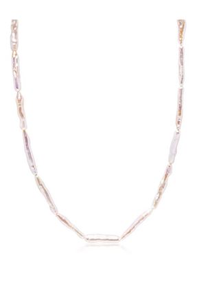 Nialaya Mermaid Pearl Choker in White at Nordstrom