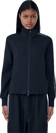 Yohji Yamamoto High-Neck Zip Jacket - Dames - Trainingsjackets - Zwart - XS - Fitness