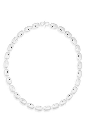 LI&Eacute; STUDIO The Monica Necklace in Silver at Nordstrom