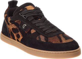 Christian Louboutin Tutti Rui Haircalf & Suede Sneaker