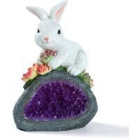 OEM Estatua Decorativa De Conejo Con Energ&iacute;a Solar Para El Jard&iacute;n - Crezuo