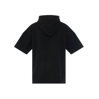 AMBUSH Cotton Drawstring Hood Sweatshirt - Black