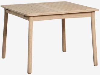 Sklum Tavolo da pranzo estensibile 100-160x100 cm in legno di acacia Karvia SKLUM