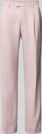 Mc Neal Straight Fit Anzughose mit B&uuml;gelfalten in Rosa, Gr&ouml;&szlig;e 102