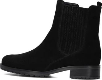 Gabor Zwarte Enkellaarsjes - Dames - Chelseaboots - Zwart - 40 1/2 EU - Su&egrave;de - Schoenen