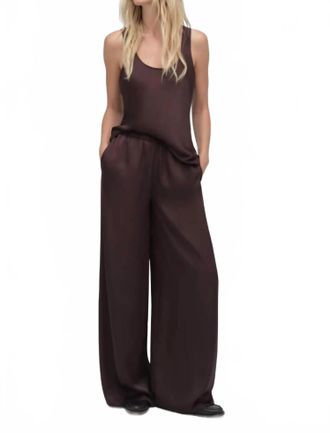 Favorite Daughter Everything Wide Leg Pant In Espresso