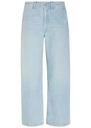A Gold E Agolde X Maria Mcmanus Wide-leg Jeans - Light Blue - 27 (W27 / UK8-10 / S)
