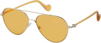 Moncler Zonnebril - Dames - Accessoires - Geel - Maat: ONE Size