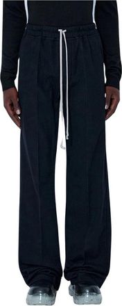 Rick Owens Dietrich Drawstring Pants - Heren - Wijde Broeken - Zwart - 2XL - Broeken