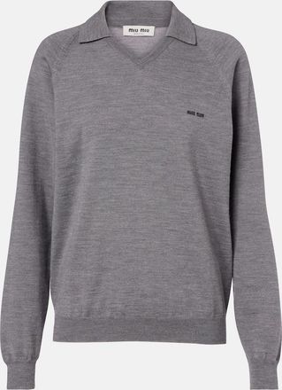 Miu Miu Virgin wool polo sweater
