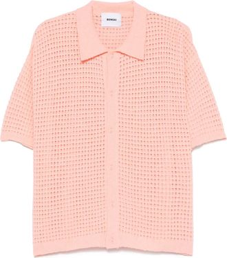 BONSAI Camicia in maglia traforata - Rosa