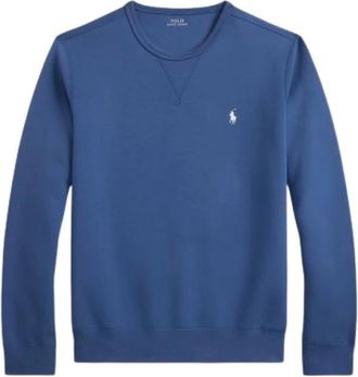 Polo Ralph Lauren Hoodies & sweatvesten, Heren, Blauw, L, Katoen, Rondgebreide trui