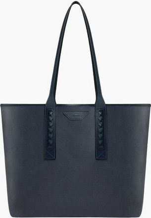Aviteur Newport Supple Canvas Water-Resistant Tote Bag in Blu Nautico at Nordstrom