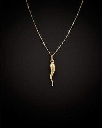 Italian Gold, Inc 14K Italian Gold Italian Horn Necklace