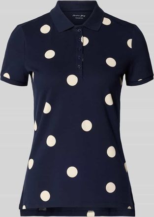 Christian Berg Poloshirt mit kurzer Knopfleiste in Dunkelblau, Gr&ouml;&szlig;e XXL