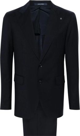 Tagliatore Single-breasted pak - Heren - Business pakken - Blauw - 4XL - Katoen - Kostuums