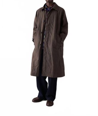 Toast Waxed Cotton Trench Coat In Rye