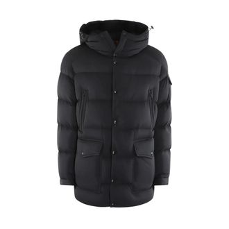 Moncler Hombre, Abrigos, Azul, Talla: L