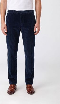 Pantaloni Torino Pantaloni chino slim fit in velluto con chiusura decentrata