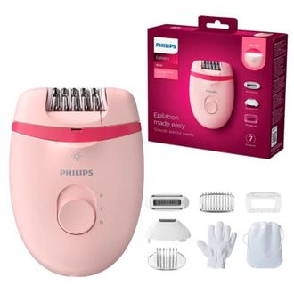 Philips Depiladora Philips Satinelle Essential Rosa Bre285/00