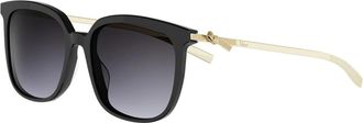 Dior BOW S1I 10A1 Zonnebrillen - Dames - Zonnebrillen - Beige - 55 MM - Accessoires