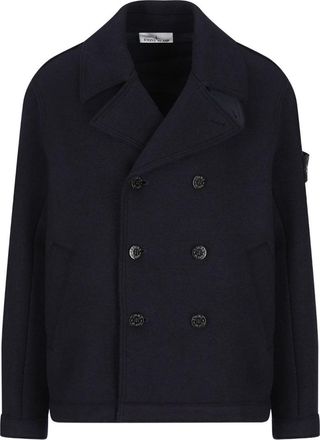 Stone Island Double Breasted Coat